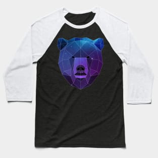 Galaxy Bear Geometric Animal Baseball T-Shirt